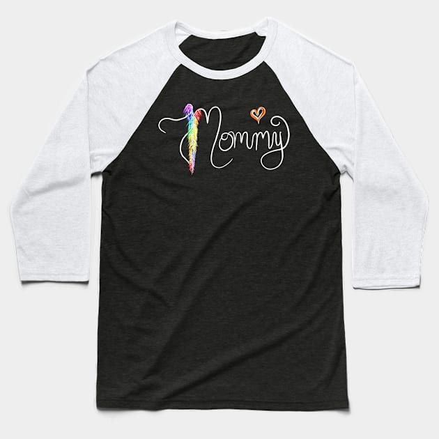 Mommy Baseball T-Shirt by Orchid's Art